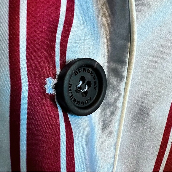 Authentic BURBERRY Striped Silk & Cotton Blazer, Runway (Fall 20166) - Picture 5 of 16